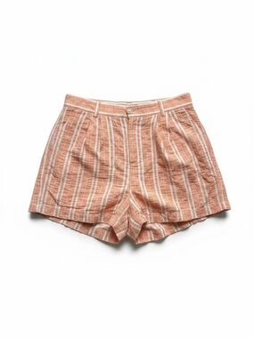 Mable x Petal + Pup Polly Striped Linen Blend Shorts Size Large NWT‎